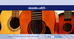 Desktop Screenshot of casaoliveirademusica.com.br
