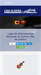 Mobile Screenshot of casaoliveirademusica.com.br