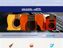 Tablet Screenshot of casaoliveirademusica.com.br